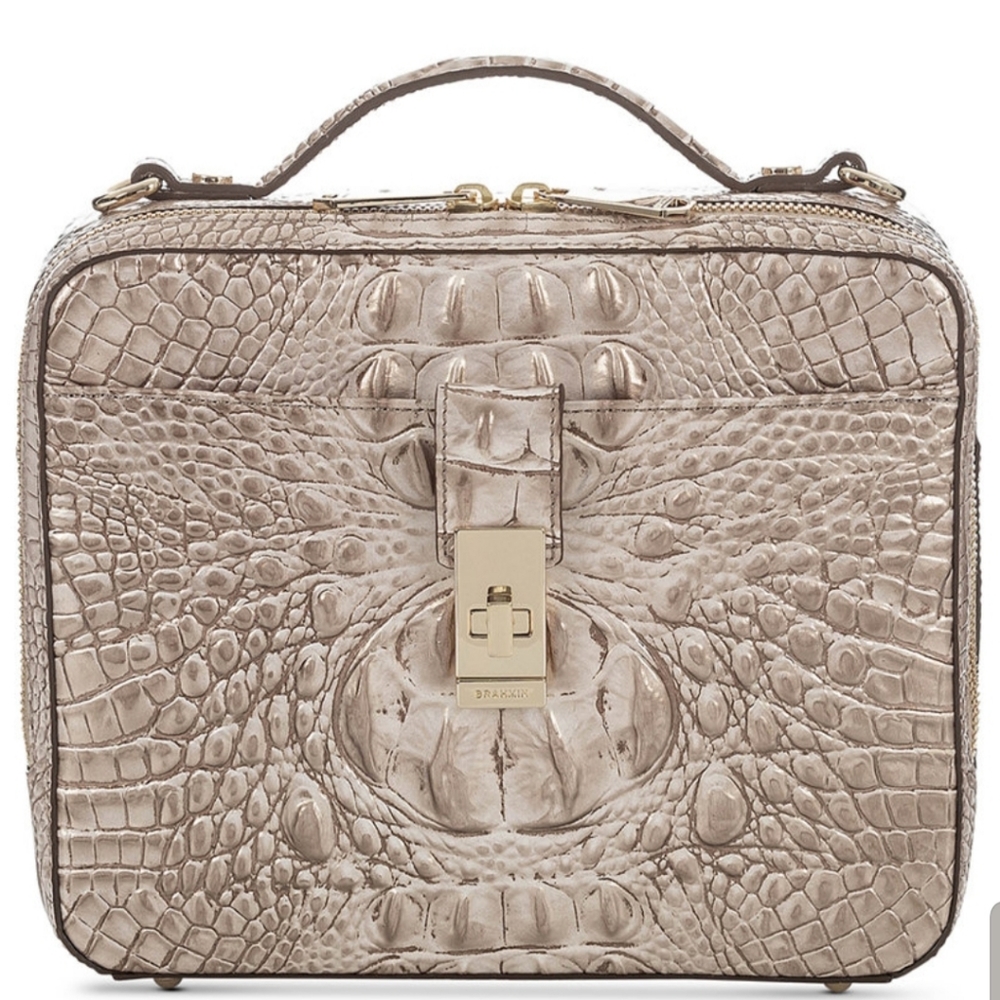 Brahmin Evie Embossed Leather Crossbody